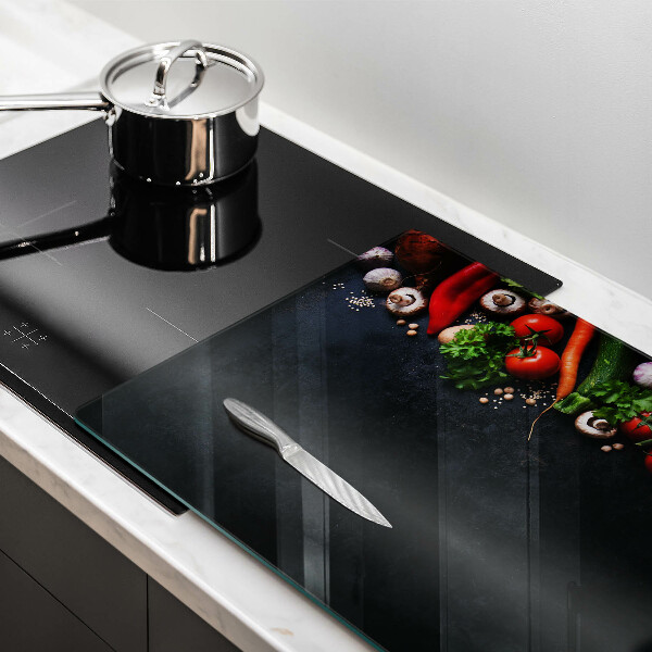 Tűzhelyvédő Színes zöldségek