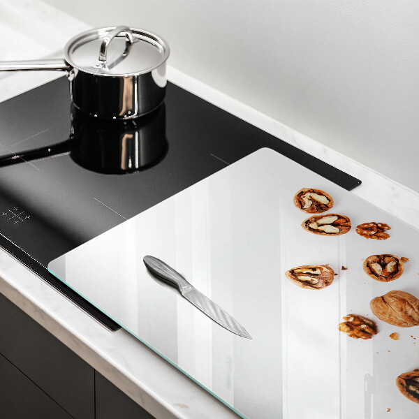 Tűzhelyvédő Dió fehér alapon