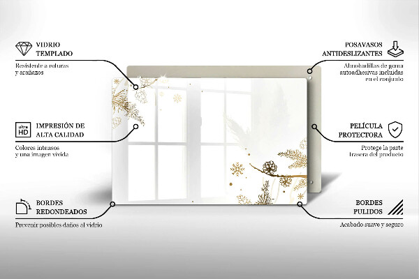 Tűzhelyvédő Téli díszek