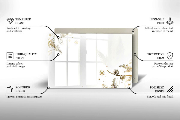 Tűzhelyvédő Téli díszek