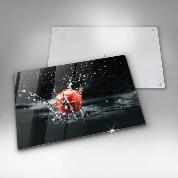 Tűzhelyvédő üveglap Paradicsom vízben