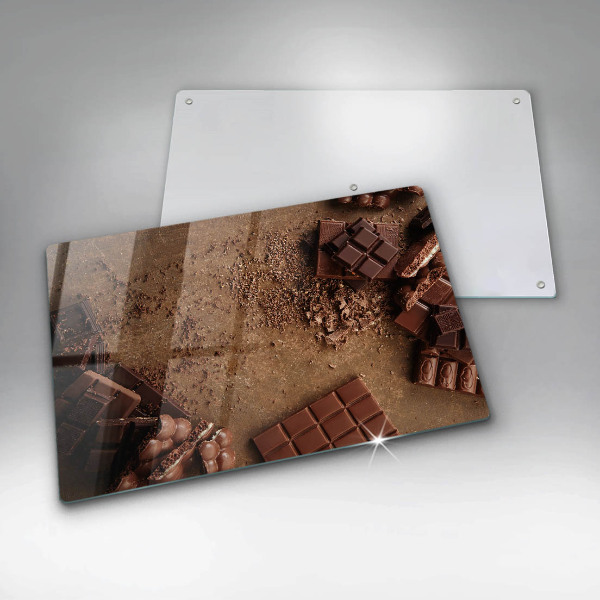 Tűzhelyvédő üveglap Csokoládé édességek