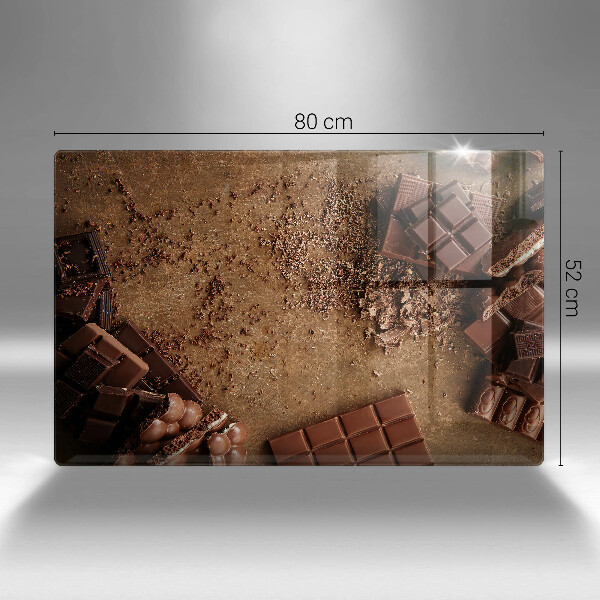 Tűzhelyvédő üveglap Csokoládé édességek