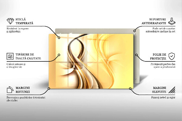 Főzőlap védő üveglap Füst absztrakció