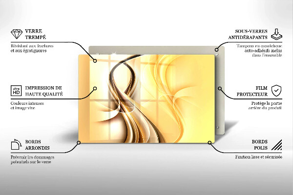 Főzőlap védő üveglap Füst absztrakció