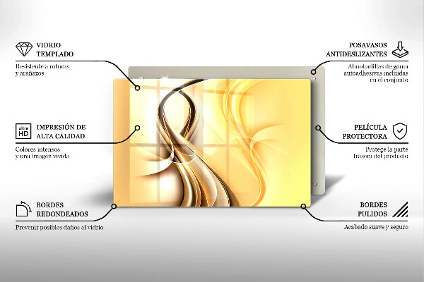 Főzőlap védő üveglap Füst absztrakció