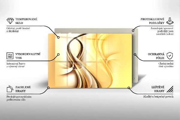 Főzőlap védő üveglap Füst absztrakció