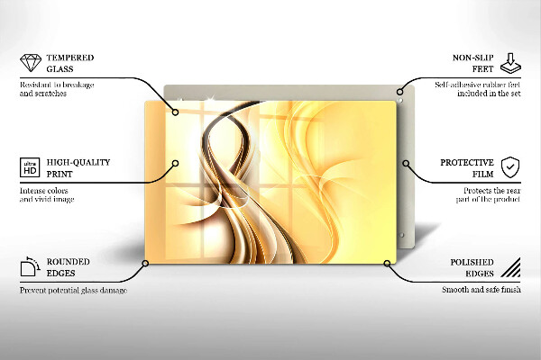 Főzőlap védő üveglap Füst absztrakció