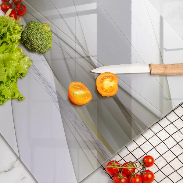 Tűzhelyvédő üveglap Absztrakt vonalak tervezése