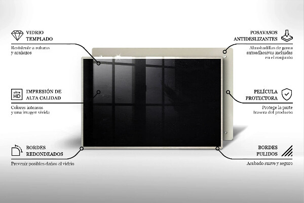 Tűzhelyvédő üveglap Palatábla