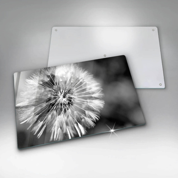 Tűzhelyvédő üveglap Finom gyermekláncfű