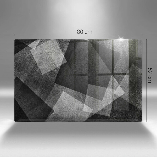 Tűzhelyvédő üveglap Geometriai absztrakció