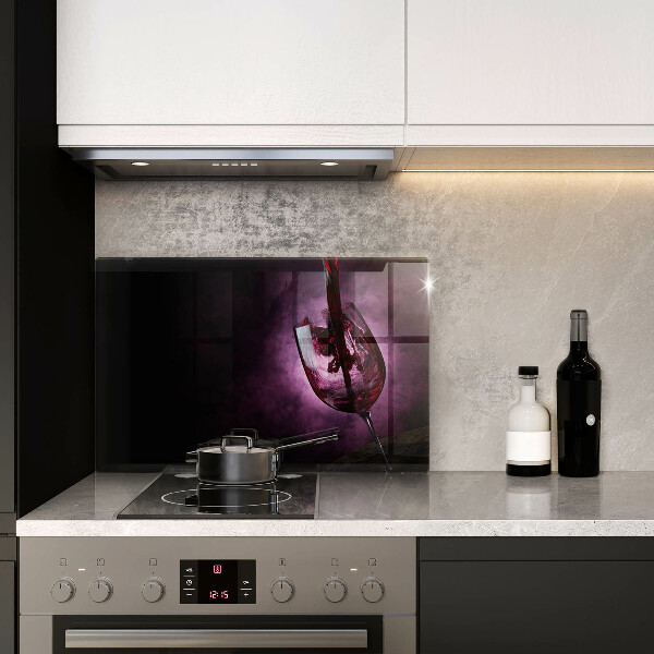 Főzőlap védő üveglap Egy pohár bor