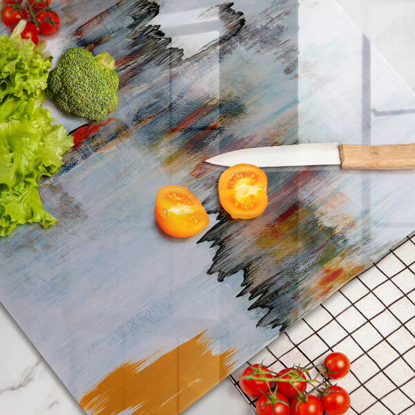 Főzőlap védő üveglap Absztrakciós festékek