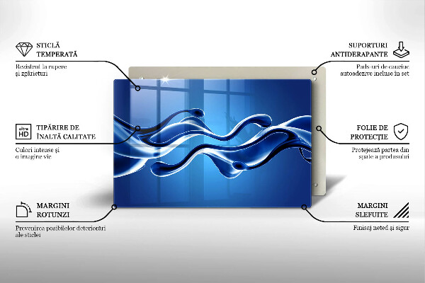 Tűzhelyvédő üveglap Folyadék absztrakció