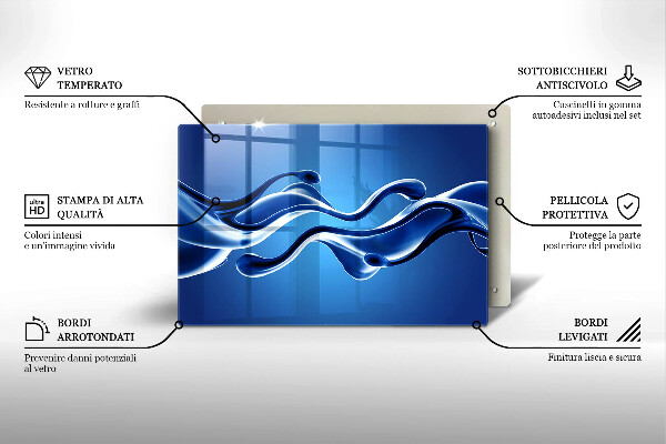 Tűzhelyvédő üveglap Folyadék absztrakció