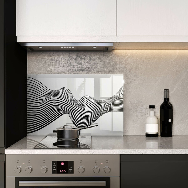 Tűzhelyvédő üveglap Lineáris absztrakció