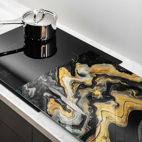 Főzőlap védő üveglap Absztrakt szerkezet