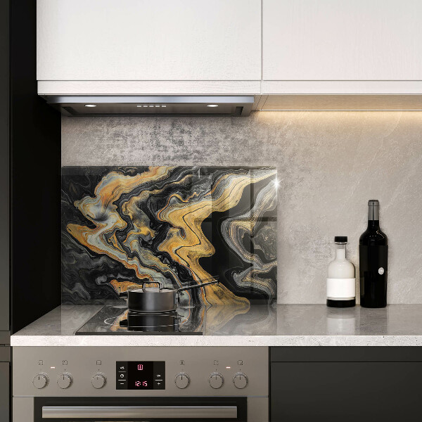 Főzőlap védő üveglap Absztrakt szerkezet