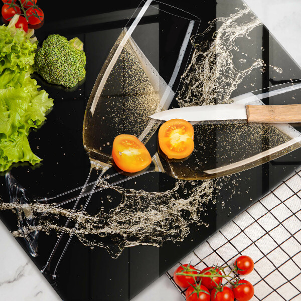 Főzőlap védő üveglap Pohár pezsgő