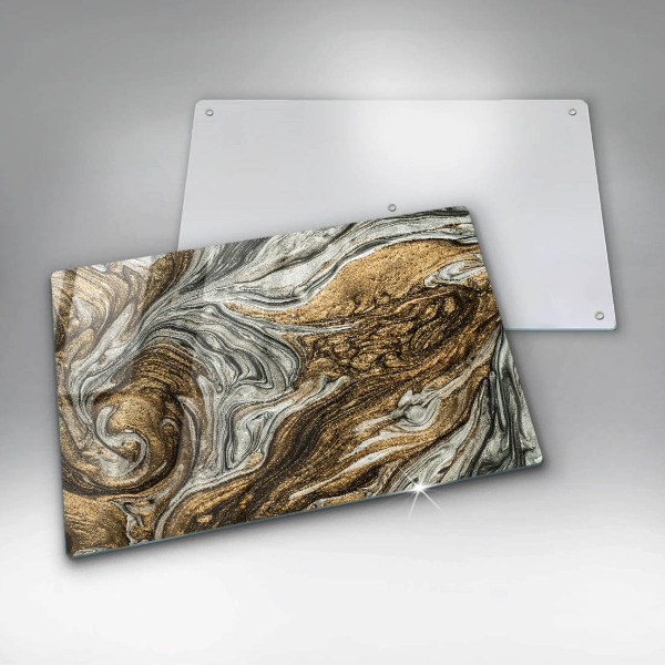 Tűzhelyvédő üveglap Gazdag absztrakció