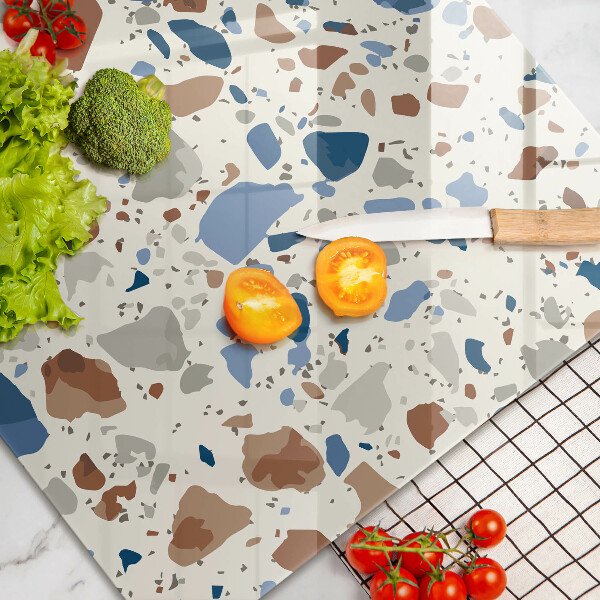 Tűzhelyvédő üveglap Dekoratív kőedény