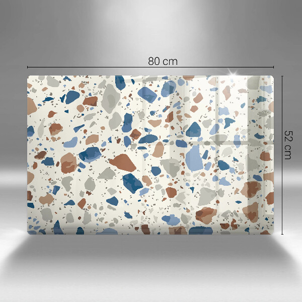 Tűzhelyvédő üveglap Dekoratív kőedény