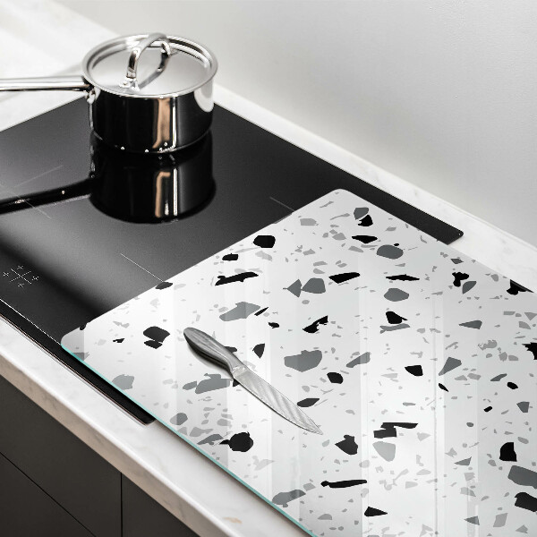 Tűzhelyvédő üveglap Dekoratív kőedény