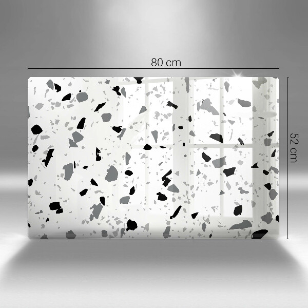 Tűzhelyvédő üveglap Dekoratív kőedény