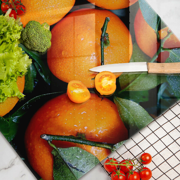 Tűzhelyvédő üveglap Narancs gyümölcs