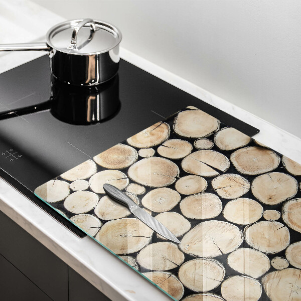 Főzőlap védő üveglap Fa fatörzsek