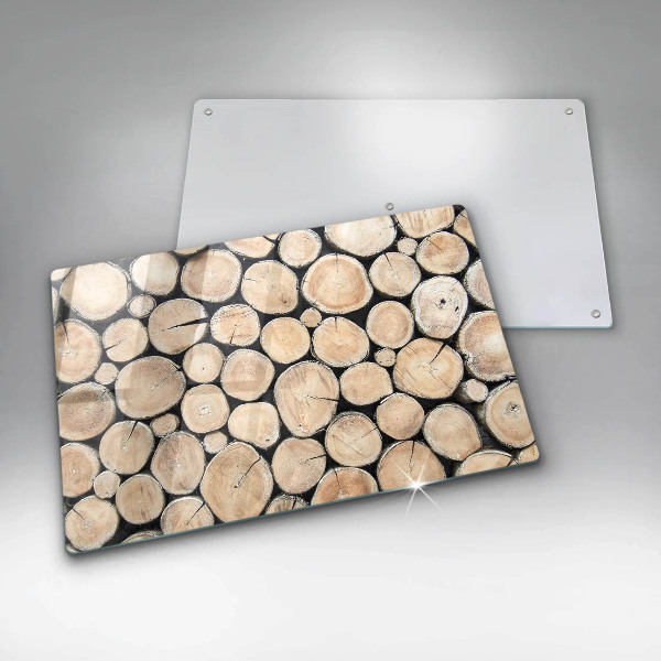 Főzőlap védő üveglap Fa fatörzsek