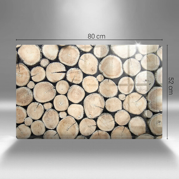 Főzőlap védő üveglap Fa fatörzsek