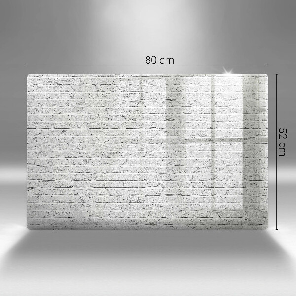 Tűzhelyvédő üveglap Téglafal fal