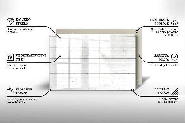 Főzőlap védő üveglap Modern világos táblák