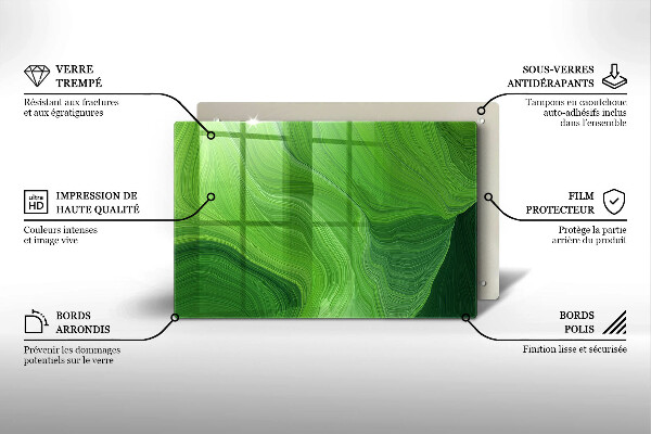 Főzőlap védő üveglap Absztrakt textúra