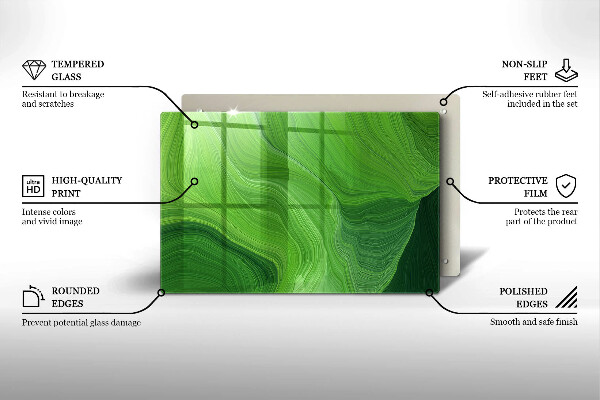 Főzőlap védő üveglap Absztrakt textúra