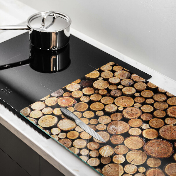 Főzőlap védő üveglap Fatörzsek