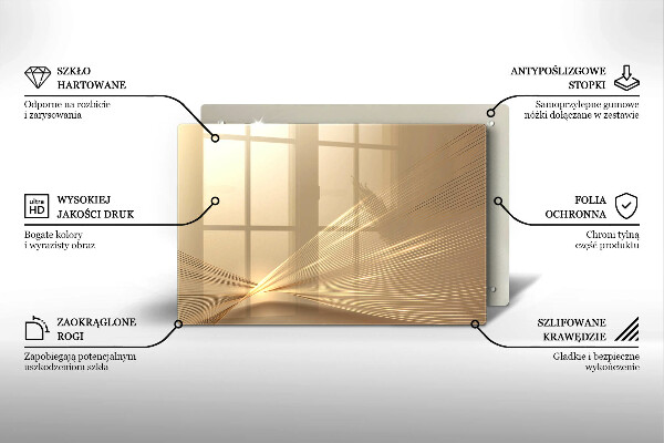 Főzőlap védő üveglap Modern absztrakció