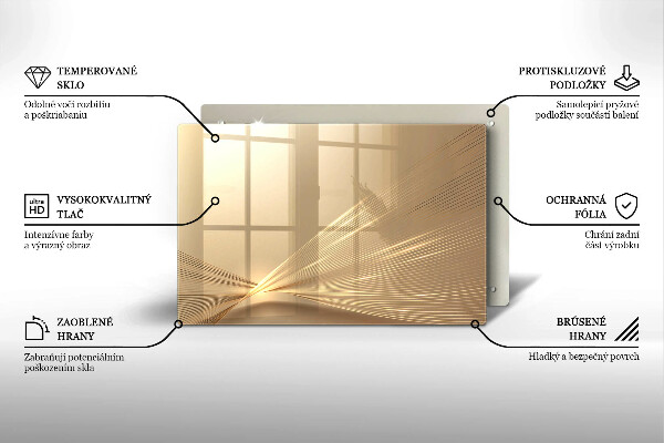 Főzőlap védő üveglap Modern absztrakció