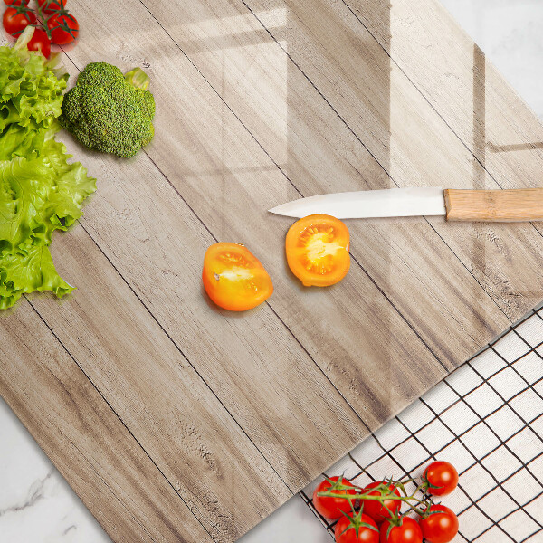 Főzőlap védő üveglap Fadeszkák
