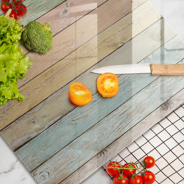 Főzőlap védő üveglap Színes vintage táblák