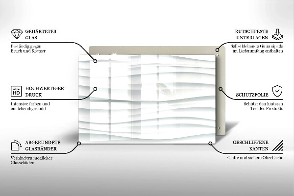 Főzőlap védő üveglap Modern szerkezet