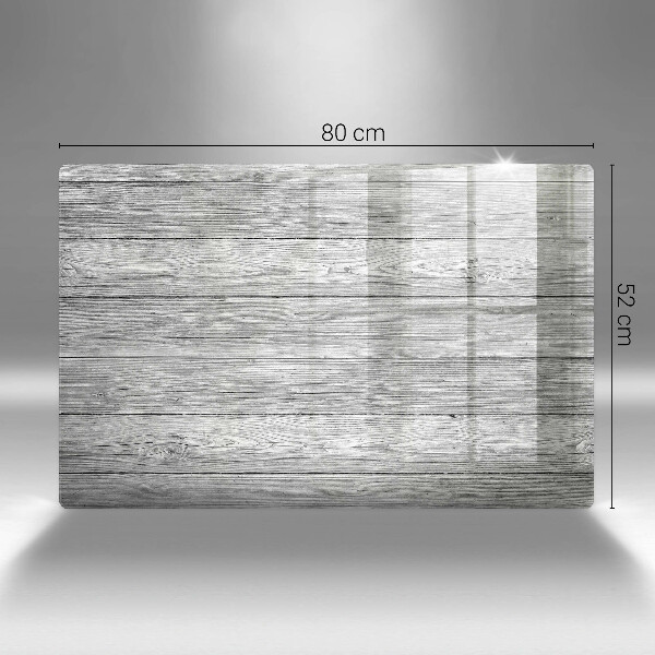 Főzőlap védő üveglap Régi fa táblák