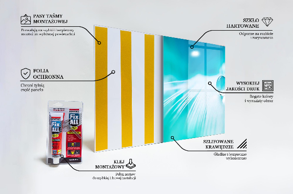 Konyhai fali panel Harmat a finom tollakon