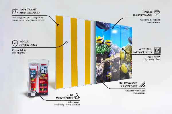 Konyhai panel Korallzátony vörös-tenger