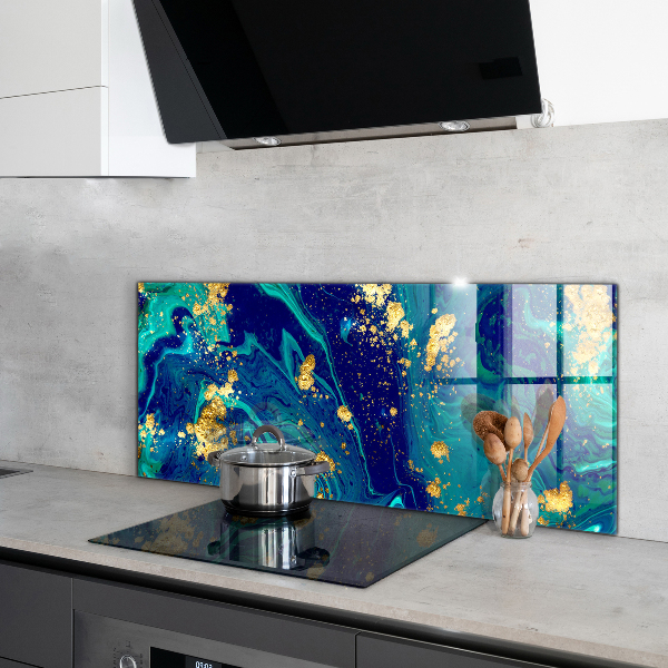Konyhai üveg panel Modern művészeti absztrakció