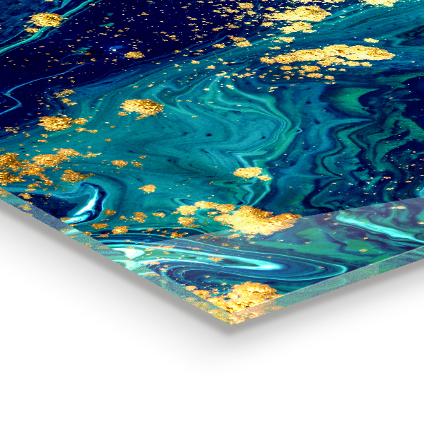 Konyhai üveg panel Modern művészeti absztrakció