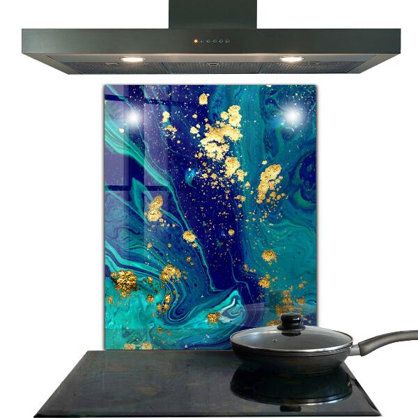 Konyhai üveg panel Modern művészeti absztrakció