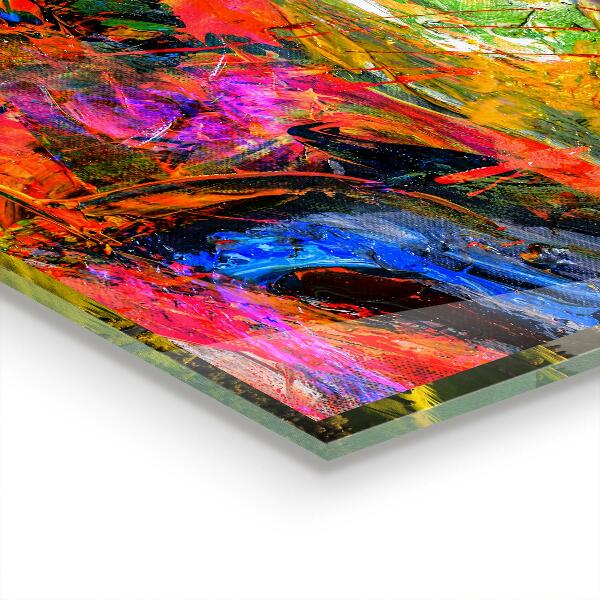 Konyhai panel Színrobbanás